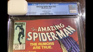 BEFORE PRESSING TO CGC GRADED: Complete Journey Amazing Spider-man #252 - Canadian Price Variant