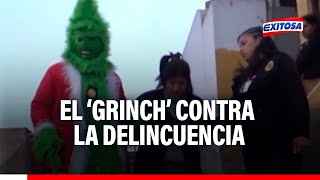 🔴🔵Agente Terna disfrazado del 'Grinch' intervino vivienda de presuntos traficantes