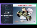 ASMR Programming - How to Create Photo Collage with Hover Effect in Just HTML and CSS