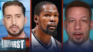 Nick Wright responds to Kevin Durant’s All-Time NBA roster with his own | NBA | FIRST THINGS FIRST