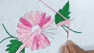 Exclusive Hand Embroidery Flower Work | Hand Embroidery Design | Stitch Embroidery Designs