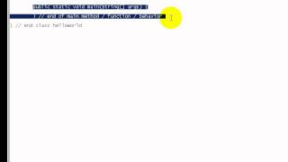 Java w/ Eclipse 03 - Hello World using Java command line