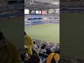 プロ野球2023開幕戦　阪神🆚dena ビジター試合前練習の様子