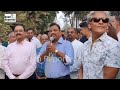 goan reporter news inauguration of widening of accident prone junction at porba vaddo calangute