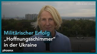 Aktuelle Lage in der Ukraine: ZDF-Korrespondentin Katrin Eigendorf am 12.09.22