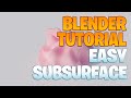 Blender beginner series No. 154 - Easy subsurface material