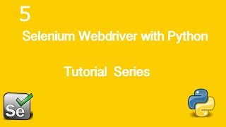 5. Selenium Webdriver with Python Tutorial - Basic Actions #1