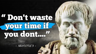 Aristotle's Best Quotes Full Of Deep Meaning And Life Changing | Filsuf Yunani | QUOTES
