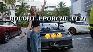 BOUGHT A PORCHE AT 21 I gym vlog, life update, cars