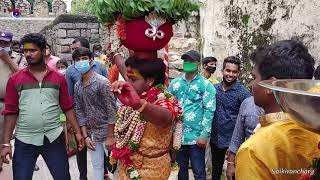 Borabanda Anand Bonam at Golkonda Bonalu | Golkonda Bonalu 2021| Bonalu 2021 | chary143100