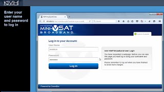 mini-VSAT Broadband 2.0 Crew Configuration: Accessing the Internet on a Computer