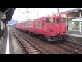 【山陰本線】jr西日本　キハ40系気動車　東松江駅到着