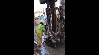 Drilled Micropile Installation - Wet Rotary