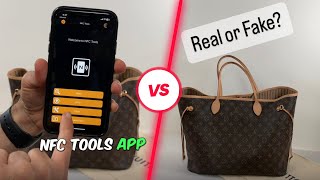 REAL VS FAKE WHO WILL WIN? NFC TOOLS APP vs DESIGNER HANDBAG