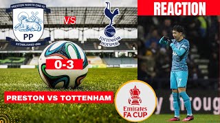 Preston vs Tottenham 0-3 Live Stream FA Cup Football Match Commentary Son Score Spurs Highlights