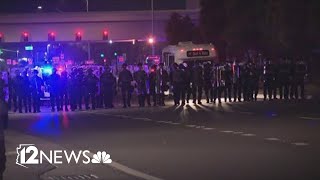 Protest in Glendale declared unlawful, protestors dispersed