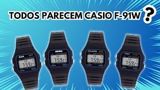 3 Relógios INSPIRADOS no CASIO F-91w