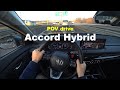 2024 Honda Accord hybrid POV drive