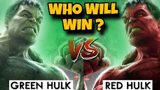 Green Hulk Vs Red Hulk | Who Will Win This Fight ?