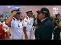 Daniel y Rosario participaron en el acto de 37 aniversario de la Fuerza Naval