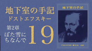 19 地下室の手記 第2章 ぼた雪にちなんで  ドストエフスキー 朗読