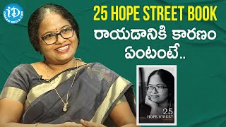 Dr. Suneetha Mulinti about 25 Hope Street Book | Healthy Conversation with iDream | Anjali