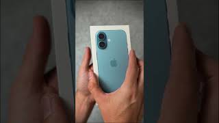 The iPhone 16 in Teal 😍🔥 unboxing!