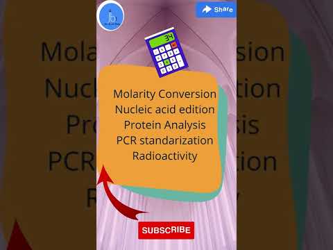 Biology calculation made easy Online calculator for biotech experiments and researchDr. Jyoti Bala