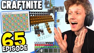 Craftnite: Episode 65 - I BUILT THE BEST RAID FARM IN MINECRAFT! (infinite emeralds)