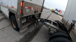 A DAY IN FEDEX LINEHAUL TRUCKING: CONNECTING TWO PUP TRAILERS AND STOPPING IN EAST CLEVELAND