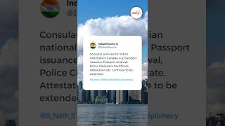 Official Announcement from Twitter of Consulate General of India | IndianVsCanada