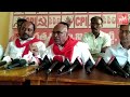 cpi leader chada venkat reddy press meet at husnabad telangana police cm kcr yoyo tv channel