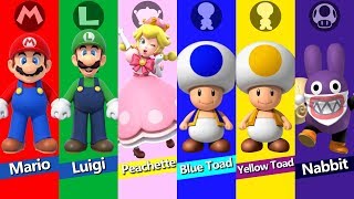 New Super Mario Bros U Deluxe - All Characters