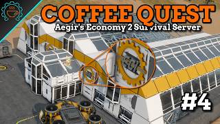 I Made a Block Mod... and a Greenhouse! | Coffee Quest E4 | Aegir's Survival Server