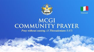 MCGI Preghiera Globale per l'Umanità Live Streaming  1 Gennaio 2021