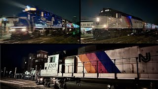 [4K/HDR]: Half-Hour Rush at Rutherford with the new Conrail Heritage unit (12/27/24)