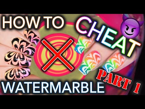 How To Create A Marble Nail Effect Using Water 15 Steps Image Led Do Nail Art Step 17
