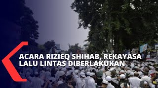 Massa Datangi Acara Maulid Nabi \u0026 Pernikahan Anak Rizieq Shihab, Rekayasa Lalu Lintas Diberlakukan