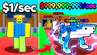 I Started Over as a NOOB and Made $1,000,000,000 in Roblox Steal a Brainrot!