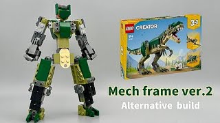 Lego Creator 3in1 Trex #31151 Alternate Build Mech Frame Ver.2