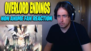 NON ANIME FAN First Time Reacting to "OVERLORD Endings (1-4)" REACTION