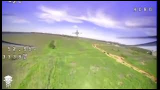 A kamikaze drone destroys an enemy dugout. Operation of the Ukrainian FPV drone \