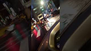 2018/9/26 18:03 (台北市中山區新生高架道路口號與南京東路交岔路)