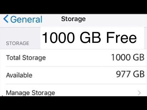 How to increase iphone storage for free | 1000 GB get free How to increase iphone storage for free | 1000 GB get free