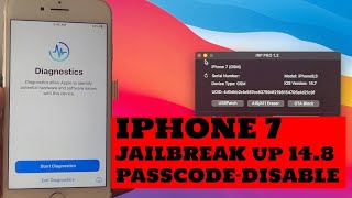 Passcode iPhone 7 A10 iRP PRO PATCHER Diagnostic mode jailbreak iOS 12 - 14.8.1 iRP PRO