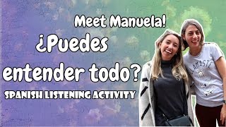 Manuela nos cuenta en dónde ha vivido. - Spanish listening activity