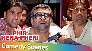Phir Hera Pheri | Akshay Kumar - Paresh Rawal - Rajpal Yadav - Johny Lever | Non-Stop Comedy Scenes