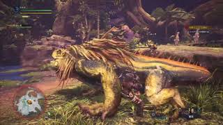 【MHW モンハンワールド】初心者 ハンマーでドスジャグラス討伐