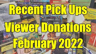 Cleaning - Vintage Paperback + Book Pick Ups - February 2022 - Incredible Finds - ASMR, Maybe!