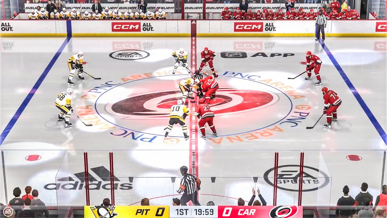 Pittsburgh Penguins Vs Carolina Hurricanes 1/13/2024 NHL 24 Gameplay ...